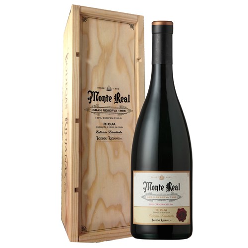 Monte Real Gran Reserva 1998 in Wooden Box 75cl - Spanish Red Wine - Top Choice